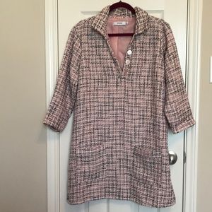 NWT JustFab Shift Tweed Dress